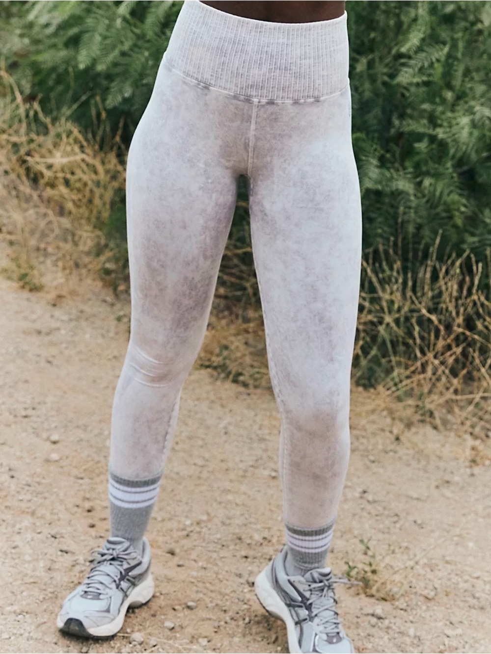 FP Movement by Free People Good Karma High-Rise Leggings in Gray